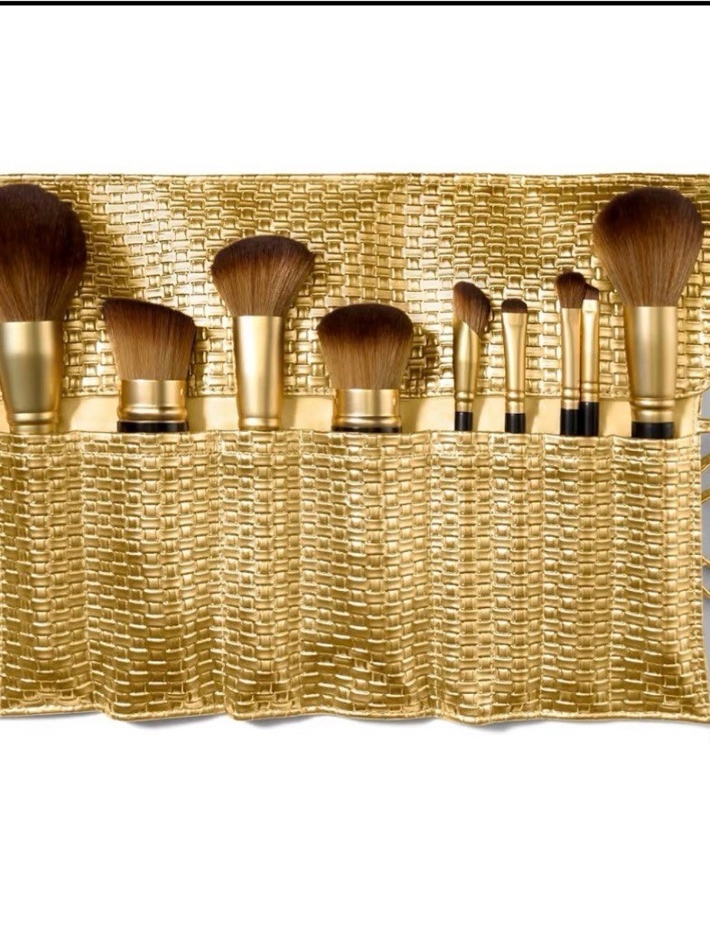 Laura Geller  Makeup Brush Set with Roll-Up Pouch